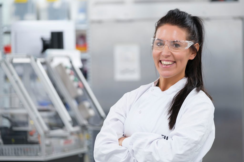 Gemma Osborne in labs portrait 2000px