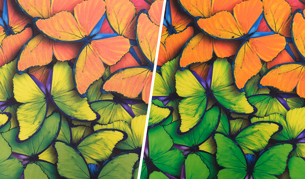 Formulate inkjet inks for extended color gamut 3 ogv cmyk comparison butterflies 1024x600 small